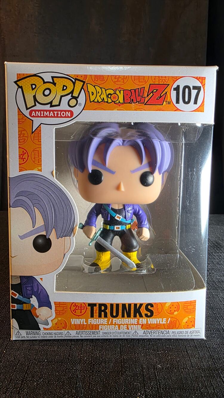Funko Pop! Dragon Ball Z Trunks #107 with Box